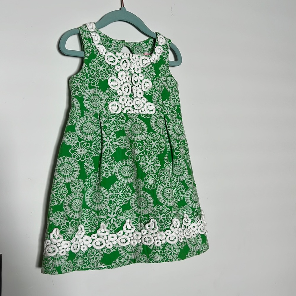 Lilly Pulitzer Little Lilly Green shift dress